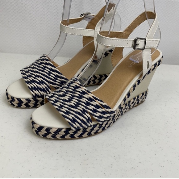 Nautica Wedge Rope Sandals - Picture 1 of 8